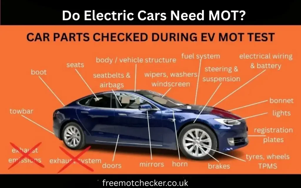 _Electric Cars mot check list
