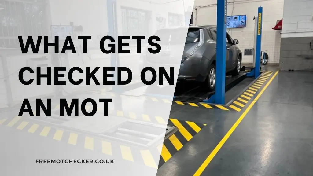 What Gets Checked on an MOT