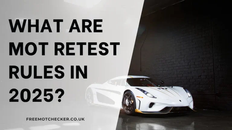 MOT Retest Rules