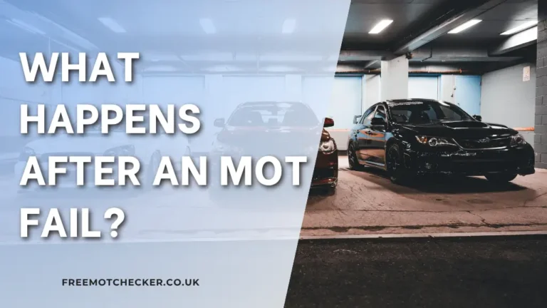 What Happens After an MOT Fail