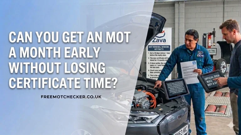 Can You Get an MOT a Month Early Without Losing Certificate Time