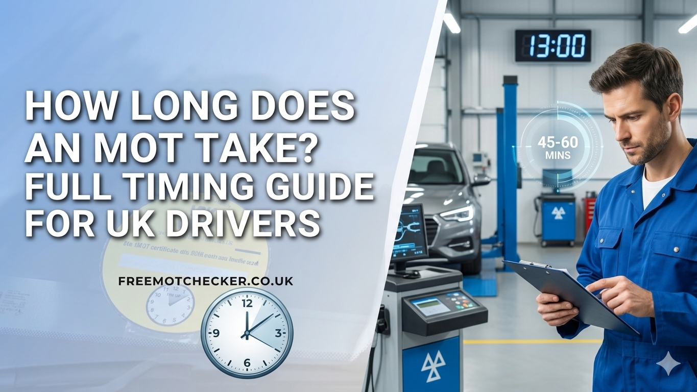 How Long Does an MOT Take Full Timing Guide for UK Drivers