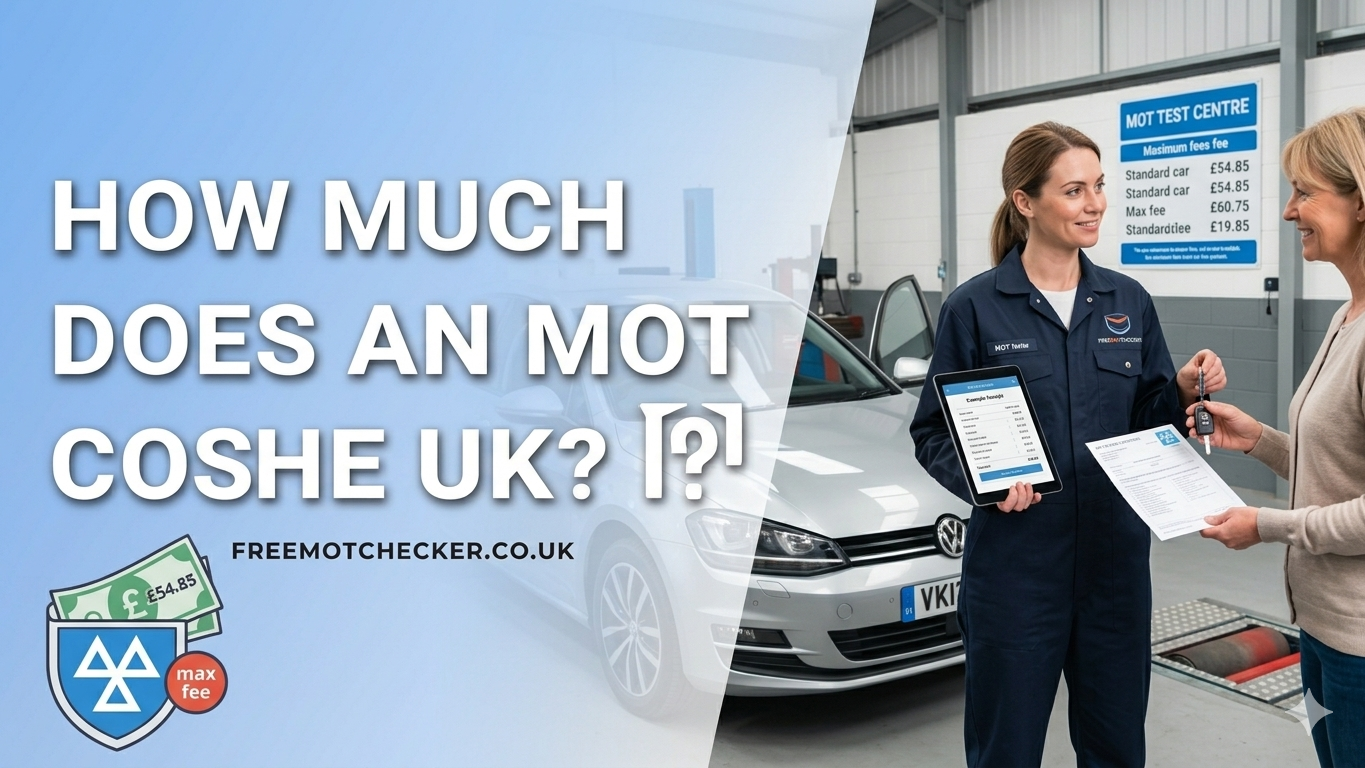 How Much Does an MOT Cost in the UK