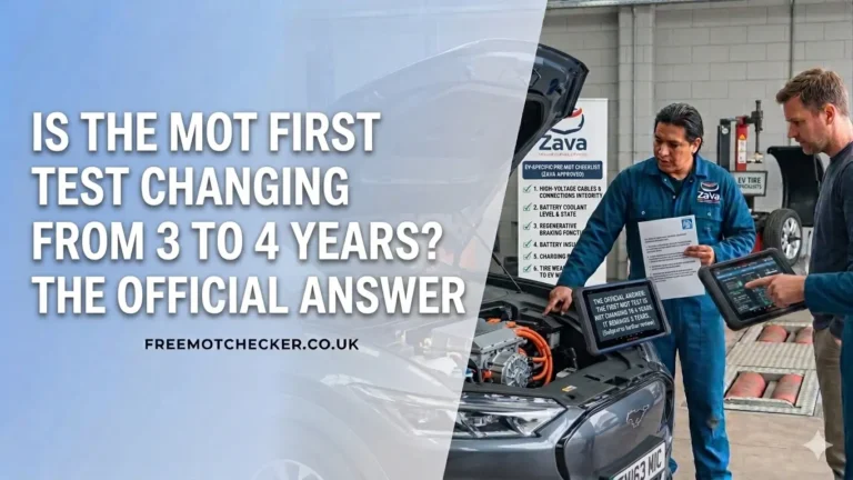 Is the MOT First Test Changing from 3 to 4 Years? The Official Answer