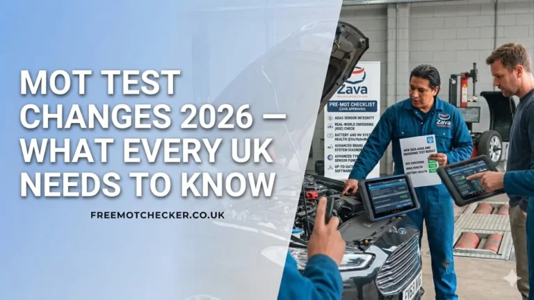 MOT Test Changes 2026 — What Every UK Driver Needs to Know