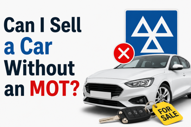Can I Sell a Car Without an MOT
